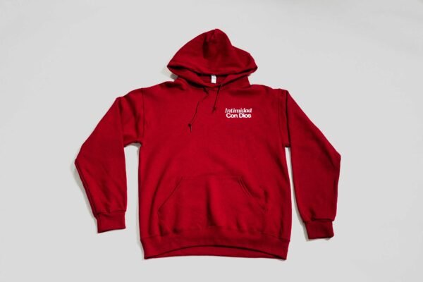 Dark Red Hoodie Intimidad Con Dios